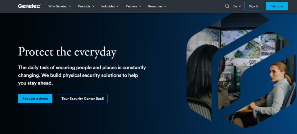 Genetec perimeter security system