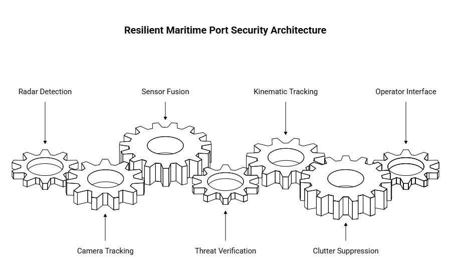 Resilient Maritime Port Security Architecture
