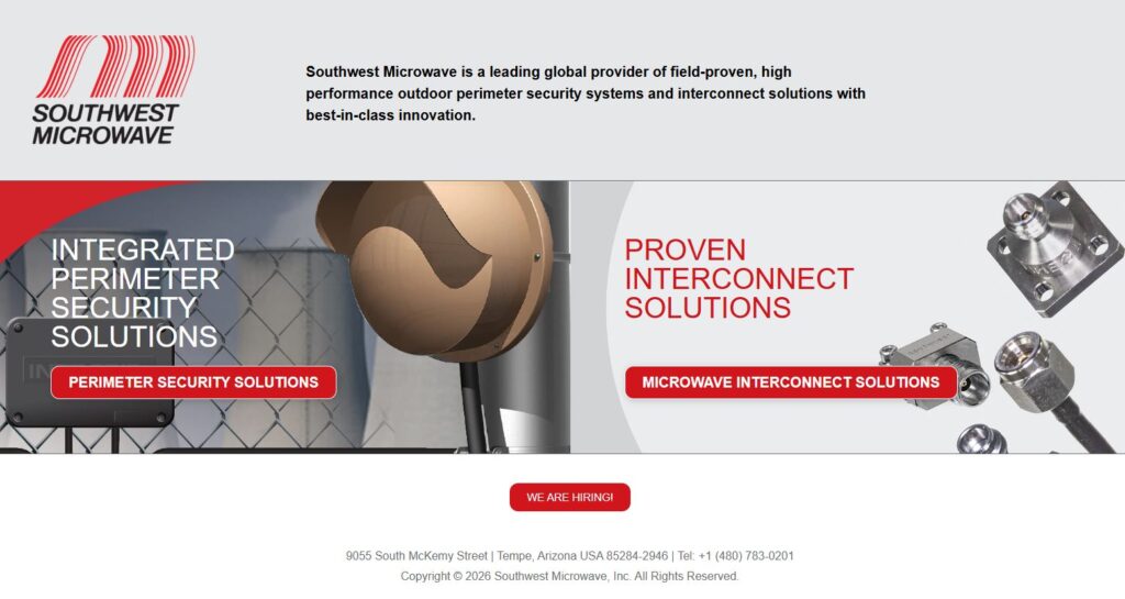 Southwest perimeter security systems