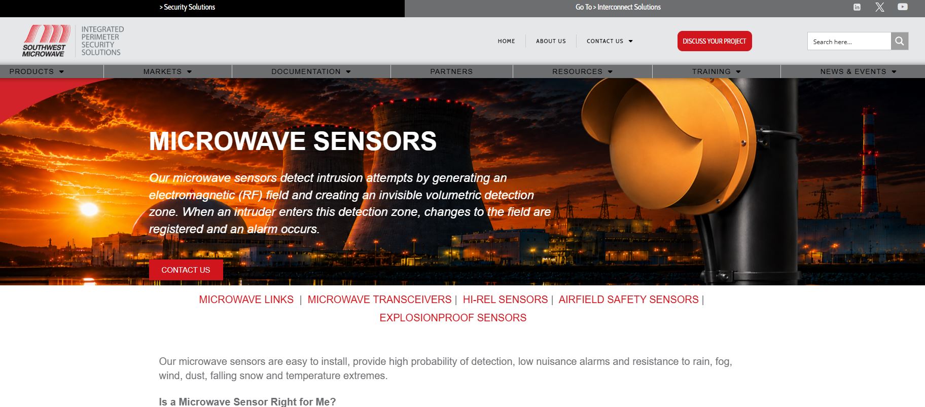 Southwest Microwave Perimeter Security Devices